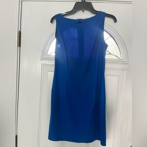 Elegant Blue Sleeveless Dress